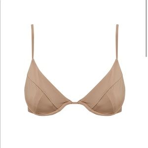 NWT Myra Swim The Jardin Top in Fawn (Size S)